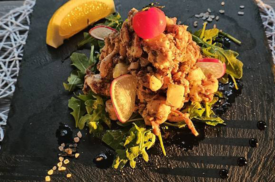 Octopus salad